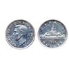 Image 1 : 1947. Maple Leaf. Double ‘H.P.’ variety. ICCS Mint State- 64. A brilliant, high end dollar.