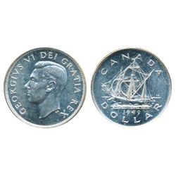 1949. ICCS Mint State-66. Brilliant, with faint touches of pale blue toning.