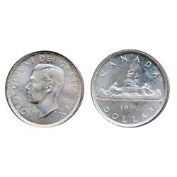 1950. PCGS graded Mint State-67. A brilliant Gem, with just a touch of pale blue toning. Outstanding