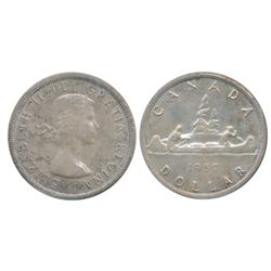 1951. Arnprior. 1957. Both ICCS Mint State-64. Both lightly toned.