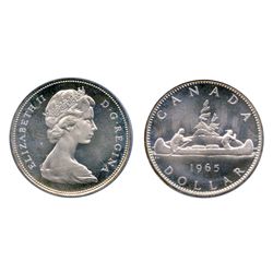 1965. Type 3. Large Beads, Blunt 5. PCGS graded Proof-Like-66. A brilliant example, with a Heavy Cam