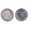 Image 1 : 1967. ICCS Mint State-65. Medium to heavy gorgeous toning in rainbow hues.