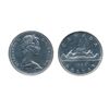 Image 2 : 1968. Extra Water Line. ICCS Mint State-64; 1974. Double Yoke. ICCS Mint State-63. Lot of two (2) ni