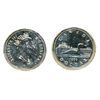 Image 1 : Loon Dollars. 1987, 1992, Confed., 1999, 2001. All ICCS Mint State-66. 1998, 1998W. Both Numismatic 