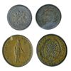 Image 1 : Breton-521. LC-9A1. One Penny. 1837. City Bank. ICCS Very Fine-30; Breton-678. LC-23C. Bouquet Sou. 