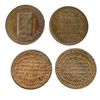 Image 1 : Breton-582. Jos. LeRoux. English & French. Copper. ICCS Mint State-62. Breton-585. LeRoux Coin Cabin