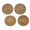 Image 1 : Breton-582. Jos. LeRoux. English & French. Copper. ICCS Mint State-60. A second piece. ICCS Mint Sta