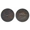 Image 1 : Breton-917. PE-5B1. Hook reverse. (1860). ICCS Extra Fine-40. Breton-918. PE-7A1. P.E.I. 1855. ICCS 