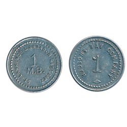 Hudson’s Bay Company. St. Lawrence Labrador District. (1922). 1, 5, 10, 20 M.B. tokens. Gingras-260