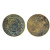 Image 1 : Breton-961. LC-48C2. Tiffin. Half Penny. Brass. Clockwise. ICCS Mint State-60.