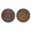 Image 1 : Breton-965. NS-21A3. Pure Copper Preferable to Paper. Half Penny Token. 1813. Trade & Navigation. IC