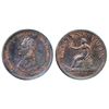 Image 1 : Breton-984. WE-12. One Penny Token. 1813. Vittoria. ICCS Very Fine-20.