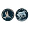 Image 1 : LASQUETI MINT. 1/2 Ounce. 1997-2007. Silver. Obv: Frog. Rev: Hummingbird. CCCS graded Mint State-65.