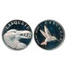 Image 1 : LASQUETI MINT. 1/2 Ounce. 2008..999 Silver. Obv: Crow. Rev: Hummingbird. CCCS graded Mint State-65.