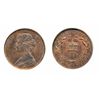 Image 1 : 1880. Round O. Even Date. ICCS Mint State-63. Red-Brown. Also, PCGS graded Mint State-64. Red-Brown.