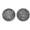 Image 1 : 1880. ICCS VG-8; 1894. ICCS Very Fine-20. Lot of two (2) coins.