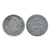 Image 1 : 1881, 1882-H, 1885, 1888, 1890. All ICCS Fine-15. Lot of five (5) coins.