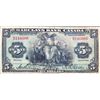 Image 1 : BARCLAYS BANK (CANADA). $5.00. Jan. 2, 1935. CH-30-12-02. No. D146066. Borden, right. PMG graded Fin