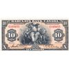 Image 1 : BARCLAYS BANK (CANADA). $10.00. Jan. 3, 1935. CH-30-12-06. No. E105655. Borden, right. PMG graded Ve