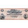 Image 1 : THE BANK OF BRANTFORD. $2.00. Nov. 1, 1859. CH-40-12- 04R. A Remainder. PMG graded UNC-62 EPQ.