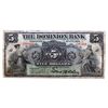 Image 1 : THE DOMINION BANK. $5.00. July 3, 1905. CH-220-16-08. No. 596486/A. PMG graded Very Fine-25.