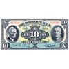 Image 1 : THE DOMINION BANK. $10.00. Jan. 3, 1938. CH-220-28-04. No. 333548. Signed Carlisle-Rae. BCS graded A