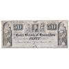 Image 1 : THE GORE BANK OF HAMILTON. $50.00. 18--. CH-325-10-06R. A Remainder. PMG graded Very Fine-25. Net. D