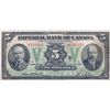 Image 1 : THE IMPERIAL BANK OF CANADA. $5.00. Nov. 1, 1923. CH-375-18-04. No. V741322/B. Rolph, left. PMG grad