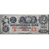 Image 1 : THE INTERNATIONAL BANK OF CANADA. $2.00. Sept. 15, 1858. CH-380-10-10-12a. Red Protector. No. 16688/
