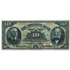 Image 1 : THE MOLSONS BANK. $10.00. Jan. 2, 1908. CH-490-30-04S. No. 000000/A. A full colour Specimen. Unc.