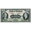 Image 1 : THE BANK OF MONTREAL. $10.00. Jan. 2, 1935. CH-505-60-04. No. 978594/D. Signed Dodds-Gordon. BCS gra