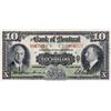 Image 1 : THE BANK OF MONTREAL. $10.00. Jan. 2, 1935. CH-505-60-04. No. 906525/D. Signed Dodds-Gordon. BCS gra