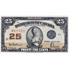 Image 1 : DOMINION OF CANADA. 25 CENTS. July 2, 1923. DC-24a. Hyndman-Saunders. No ‘Authorized, etc.’. No. D08