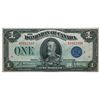 Image 1 : DOMINION OF CANADA. $1.00. July 2, 1923. DC-25h. No. A5912306/D. Blue Seal. McCavour-Saunders. A sel