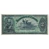 Image 1 : DOMINION OF CANADA. $2.00. July 2, 1897. DC-14b. No. 126444/D. Courtney. Red-Brown back. PMG graded 