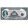 Image 1 : BANK OF CANADA. $10.00. 1935 Issue. English Text. BC-7. No. A072436/A. Large lower margin. Choice Ex