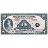 Image 1 : BANK OF CANADA. $10.00. 1935 Issue. French Text. BC-8. No. F037190/B. Minor center fold. Bright Extr