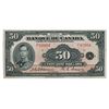 Image 1 : BANK OF CANADA. $50.00. 1935 Issue. French Text. BC-14. No. F03994/C. Almost Unc. A counting crease 