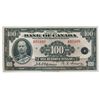 Image 1 : BANK OF CANADA. $100.00. 1935 Issue. English Text. BC-15. No. A03408/D. Unlisted in the C.P.M.S. Reg