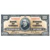 Image 1 : BANK OF CANADA. $100.00. 1937 Issue. BC-27c. No. B/J4495745. Coyne-Towers. Well centered. Choice Unc
