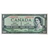 Image 1 : BANK OF CANADA. $1.00. 1954 Issue. BC-29aA. No. *A/A0002745. Coyne-Towers. ‘Devil’s Face’. From the 