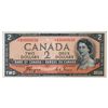 Image 1 : BANK OF CANADA. $2.00. 1954 Issue. BC-30aA. No. *A/B0000830. Coyne-Towers. Devil’s Face’. Minor corn