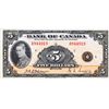 Image 2 : BANK OF CANADA. $5.00. 1935 Issue. English Text. BC-5. No. A944919/C. PMG graded Very Fine-30.