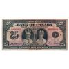 Image 1 : BANK OF CANADA. $25.00. 1935 Issue. English Text. BC-11. No. A000004/A. PMG graded VG-10. Net. Desig