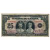 Image 1 : BANK OF CANADA. $25.00. 1935 Issue. French Text. BC-12. No. F002937/c. PMG graded Fine-15. Net. Desi