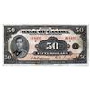 Image 1 : BANK OF CANADA. $50.00. 1935 Issue. English Text. BC-13. No. A14493/B. PMG graded Very Fine-25. An e