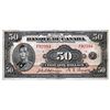 Image 1 : BANK OF CANADA. $50.00. 1935 Issue. French Text. BC-14. No. F02394/A. PMG graded Fine-15. A scarce e