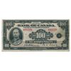 Image 1 : BANK OF CANADA. $100.00. 1935 Issue. English Text. BC-15. No. A02220/c. PMG graded Very Fine-25.