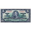 Image 1 : BANK OF CANADA. $1.00. 1937 Issue. BC-21b. Gordon- Towers. Narrow panel. No. H/A4889051. CU.