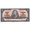 Image 1 : BANK OF CANADA. $2.00. 1937 Issue. BC-22b. Gordon- Towers. No. U/B0606095. BCS graded Unc-60, (origi
